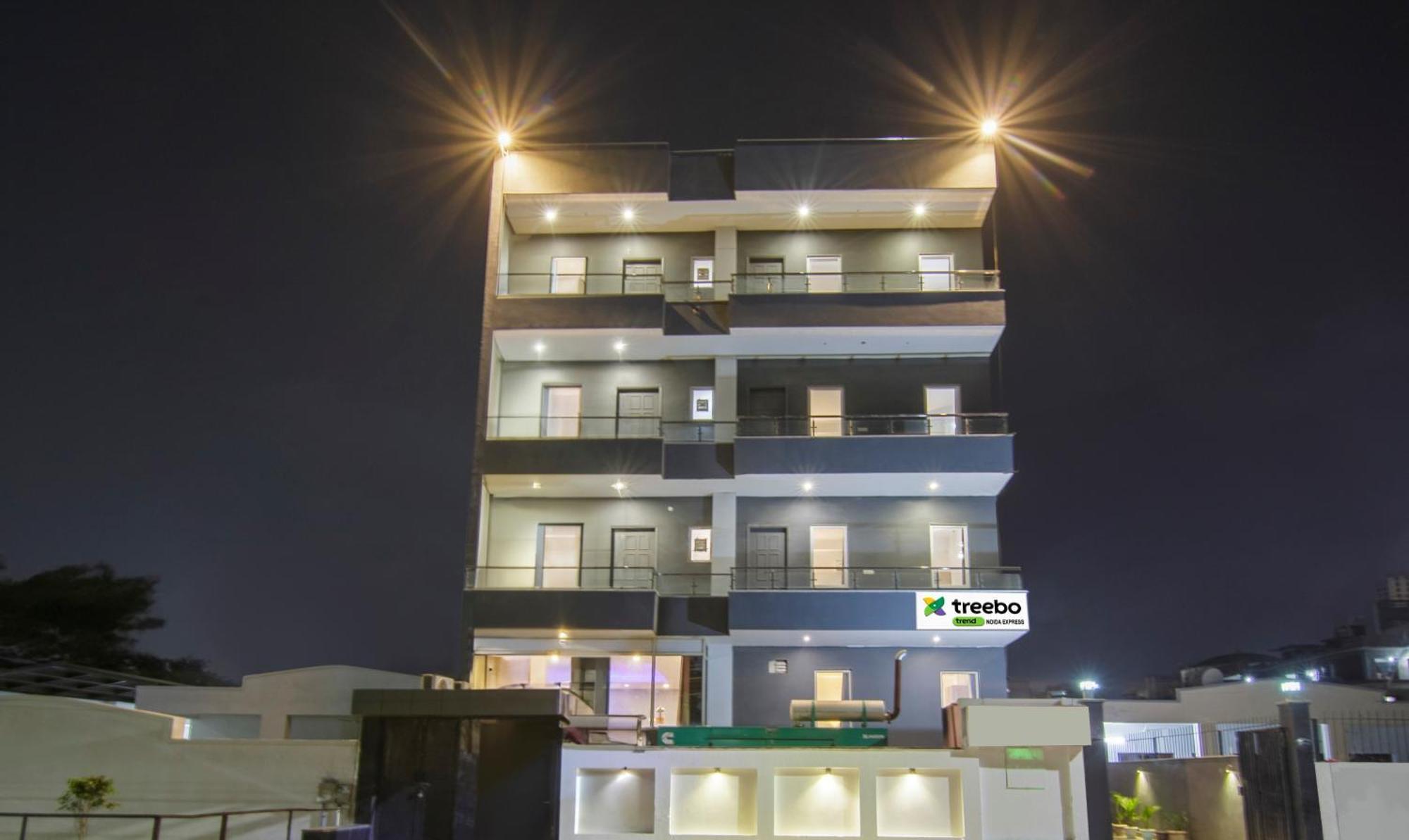 Hotel Treebo Noida Express Exterior foto